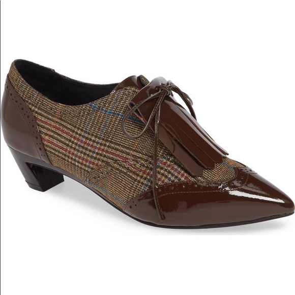 Jeffrey Campbell Brian Fringe Oxford Pumps - Picture 1 of 6
